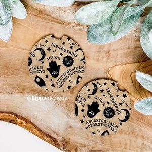 Ouija Board Car Coaster Set  | Witchy Car Accessories